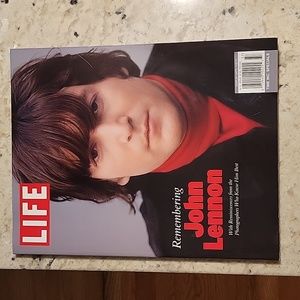 John Lennon-  LIFE magazine, biography, and photographers remembering 128 pages.